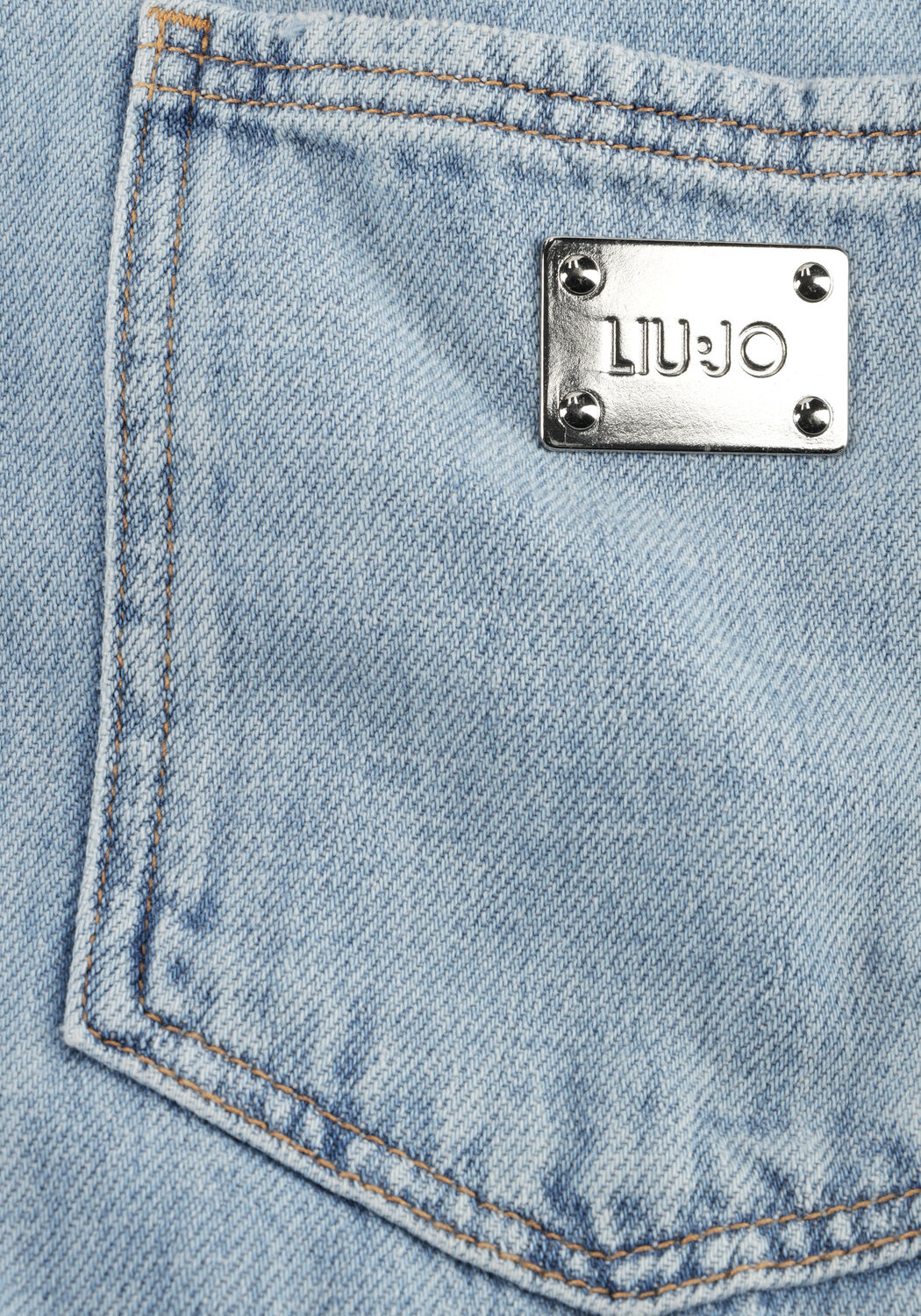 Lichtblauwe LIU JO Straight leg jeans ECS PANT FLARE OCCHIELLI - large