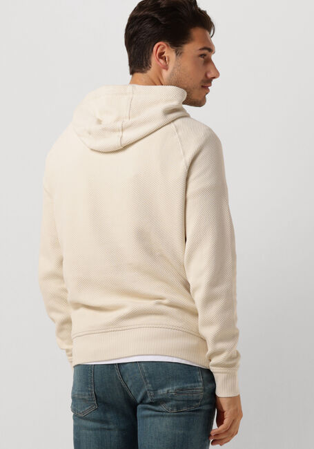 CAST IRON Pull HOODED REGULAR FIT COTTON STRUCTURE en beige - large