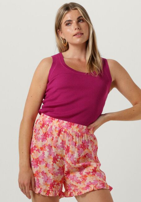 YDENCE Haut KNITTED TOP KEELY en violet - large