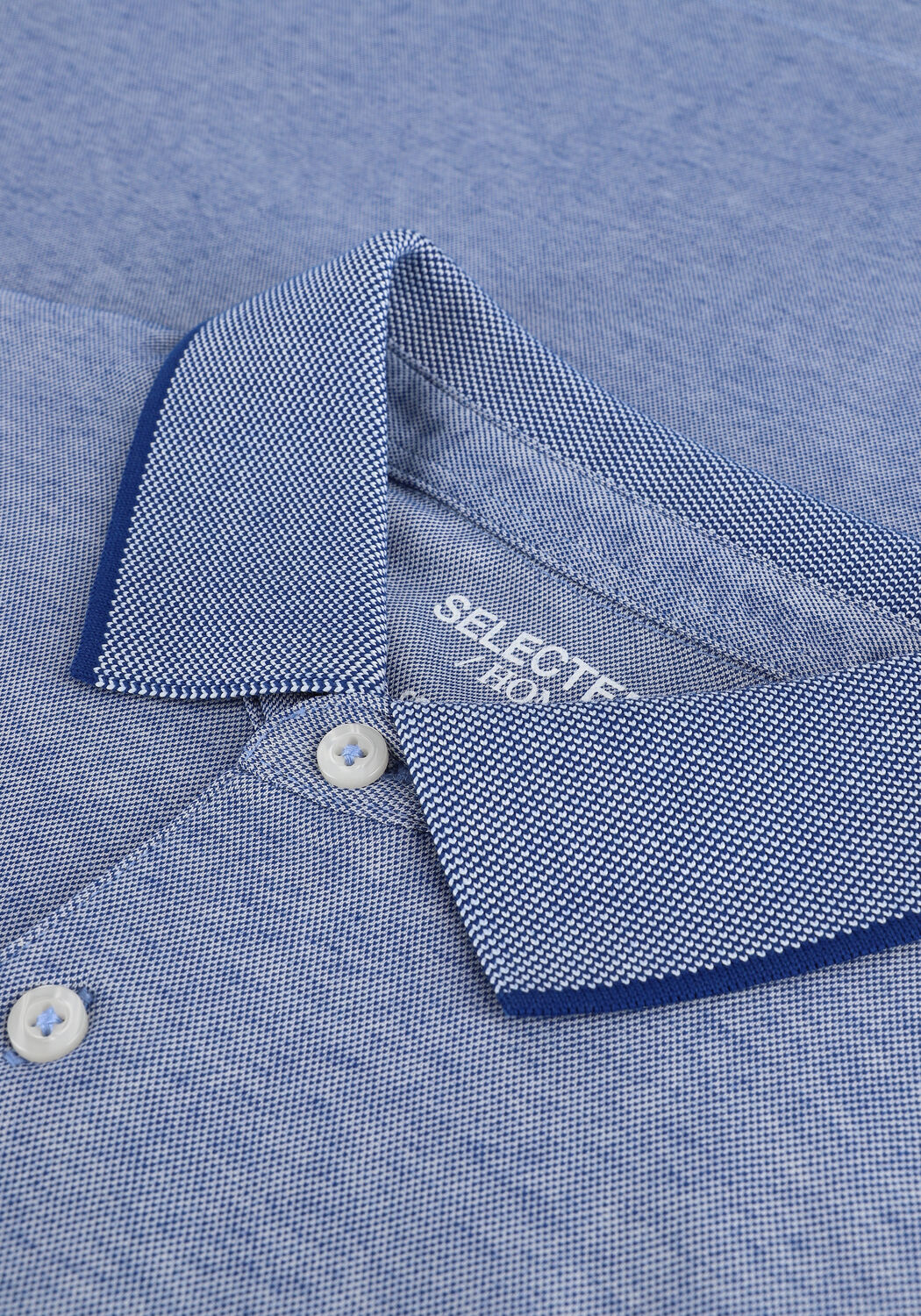 SELECTED MEN Polo SLHLEROY COOLMAX SS POLO B NOO Bleu clair - large