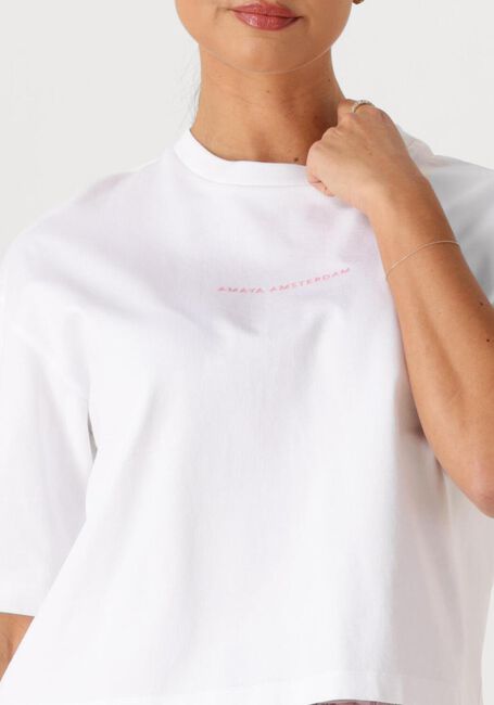 AMAYA AMSTERDAM T-shirt BAYLIE LOGO en blanc - large