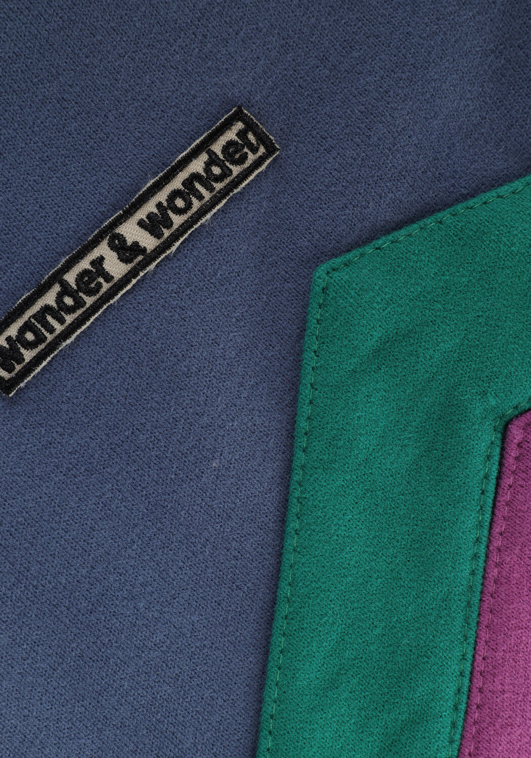 WANDER & WONDER Gilet ZIP UP TRACKSUIT en bleu - large