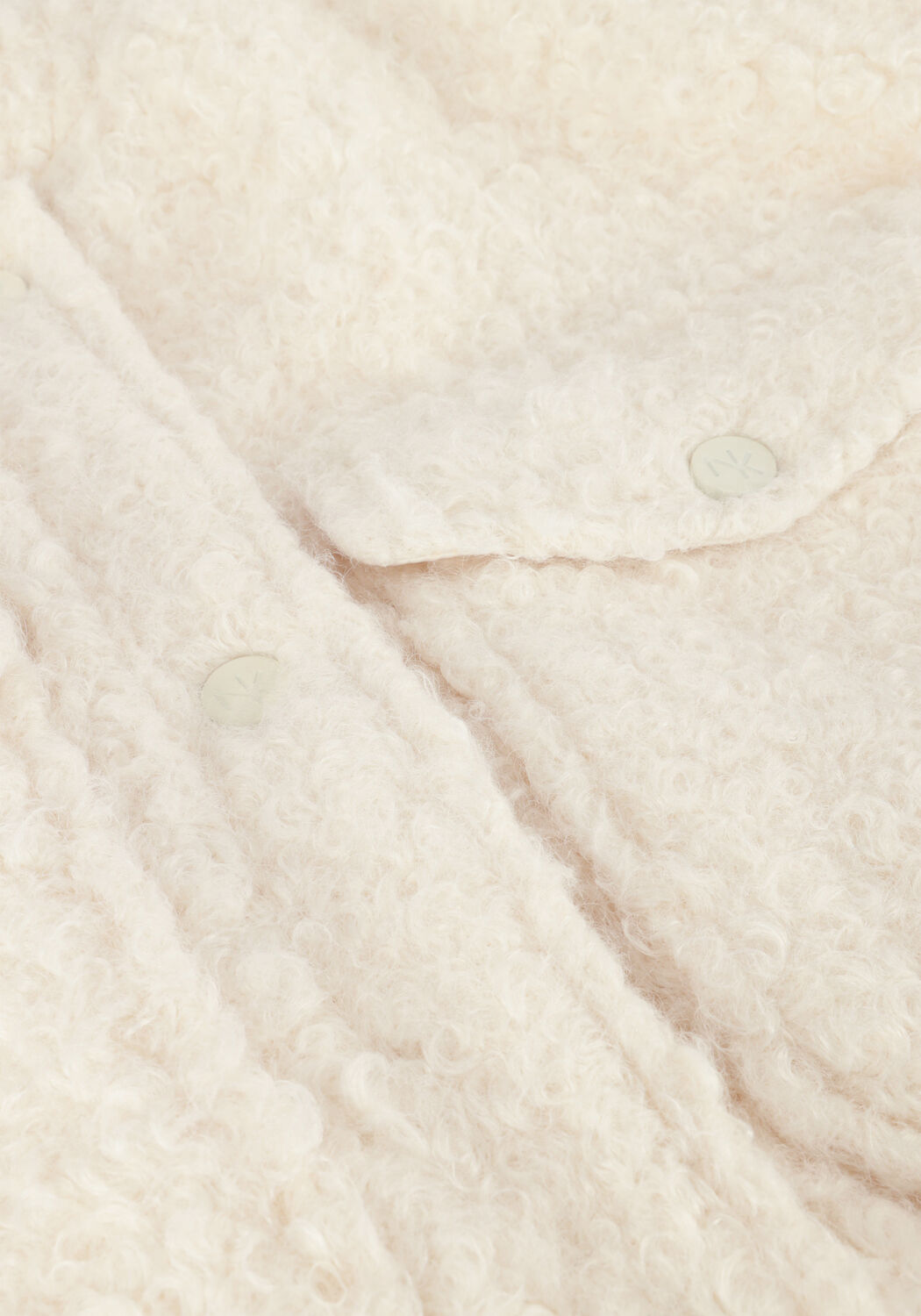 Witte NUKUS Gilet MIA GILET BOUCLE - large