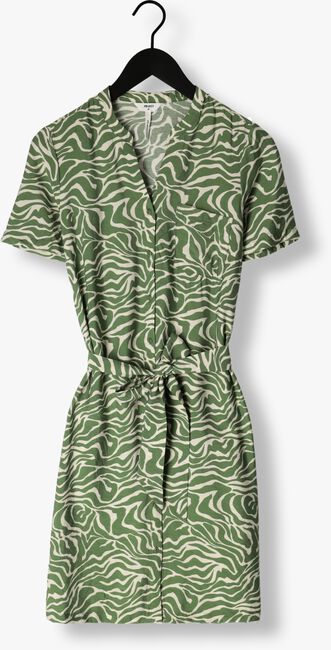 OBJECT Mini robe OBJSELINE S/S SHIRT DRESS en vert - large