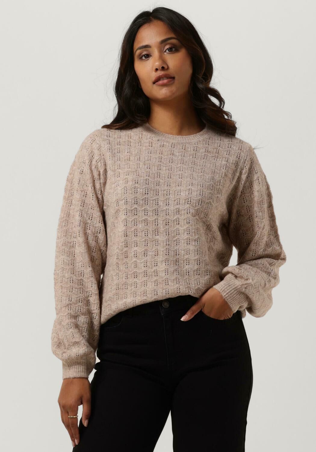 Beige MODSTROM Trui ALVES O NECK Omoda