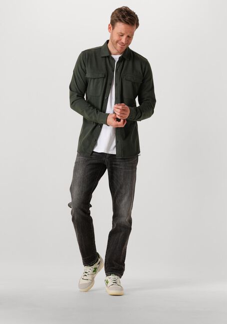 Olijf BUTCHER OF BLUE Overshirt FINN POCKET JERSEY OVERSHIRT - large