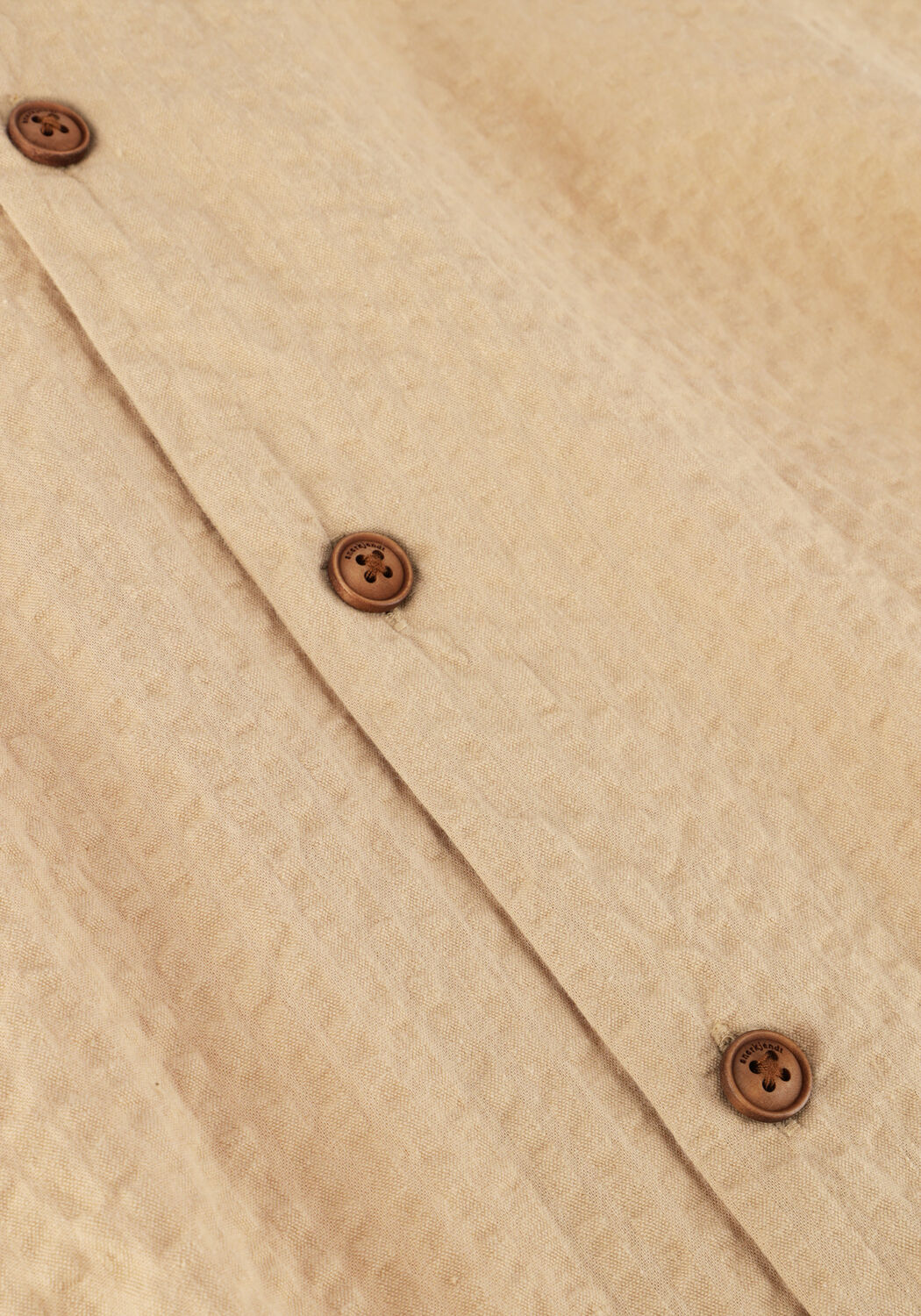 Camel ANERKJENDT Casual overhemd AKLEO S/S SEERSUCKER SHIRT - large