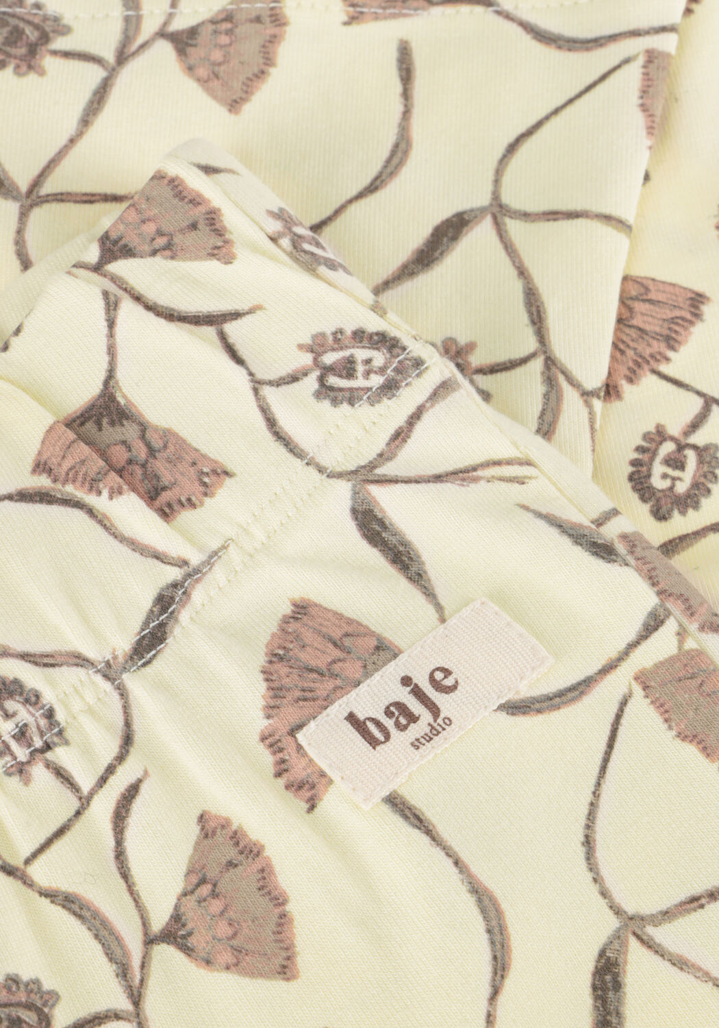 Gele BAJE STUDIO Flared broek LUZIA - large