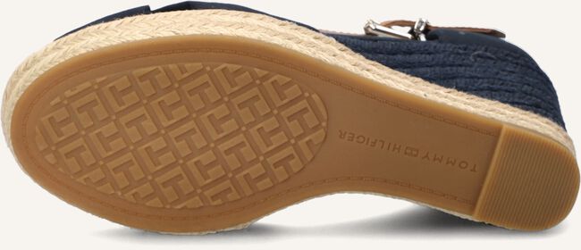 Blauwe TOMMY HILFIGER Espadrilles BASIC OPEN TOE HIGH WEDGE Blauwe TOMMY HILFIGER Espadrilles BASIC OPEN TOE HIGH WEDGE - large