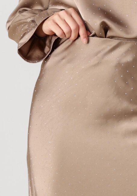 Beige NEO NOIR Maxirok VISO HEAVY SATEEN BEDAZ SKIRT - large