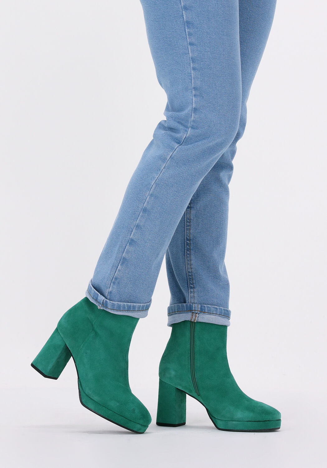 Groene discount enkellaarsjes omoda