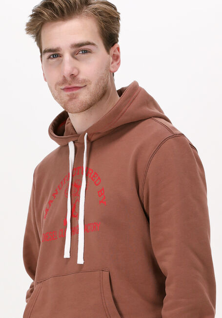 DIESEL Chandail S-GINN-HOOD-C4 en marron - large