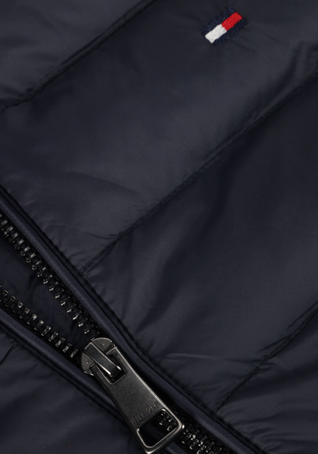 TOMMY HILFIGER Veste matelass&eacute; MIX MEDIA STAND CLLR en bleu - large