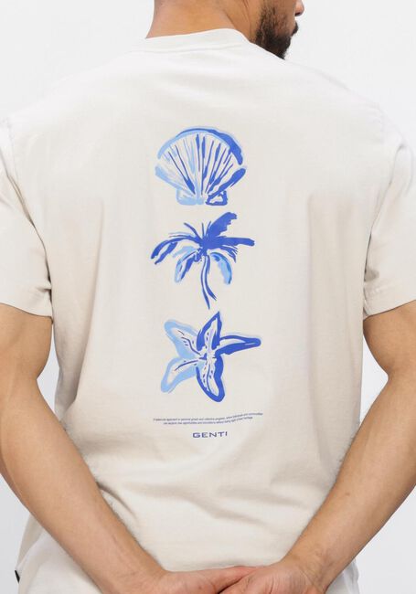 GENTI T-shirt T-SHIRT SS 1223 en beige - large