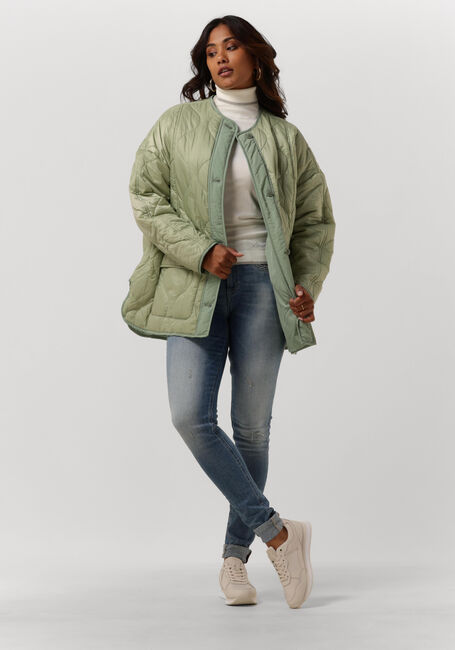 Groene TOMMY JEANS Gewatteerde jas TJW OVERSIZE ONION QUILT JACKET - large