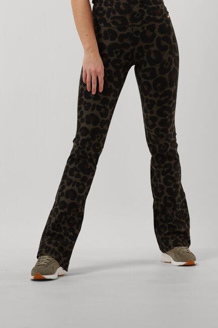 Groene DEBLON SPORTS Flared broek CELINE FLARED LEGGINGS - large