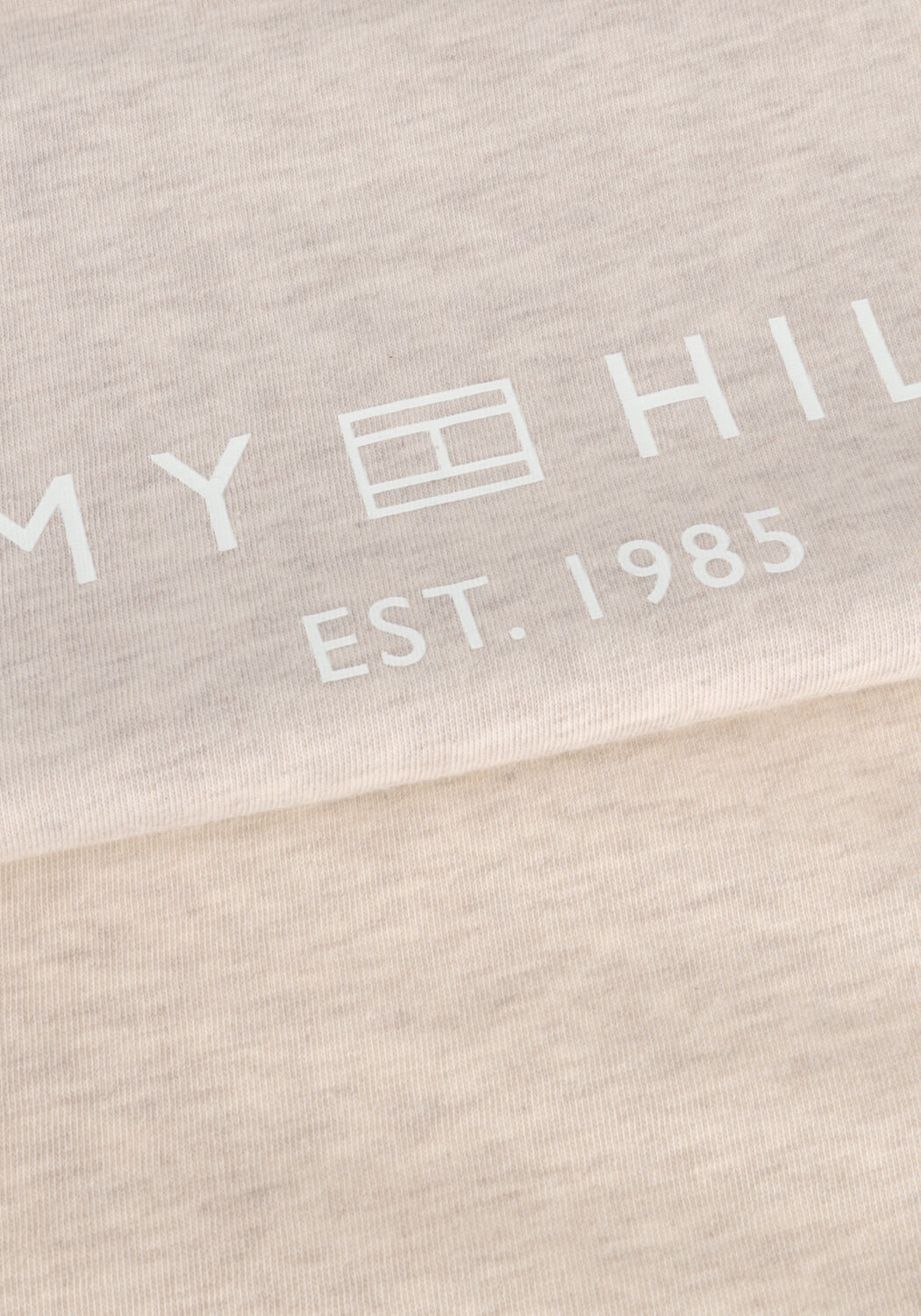 TOMMY HILFIGER T-shirt REG CORP LOGO C-NK en beige - large