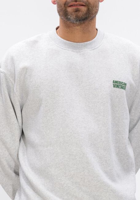 Grijze AMERICAN VINTAGE Sweater BAPTOWN CREW - large