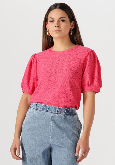 OBJECT Haut OBJLAILA S/S RE TOP en rose - large