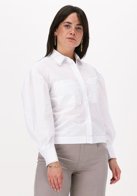 SECOND FEMALE LARK CROPPED SHIRT Blouses en blanc - large
