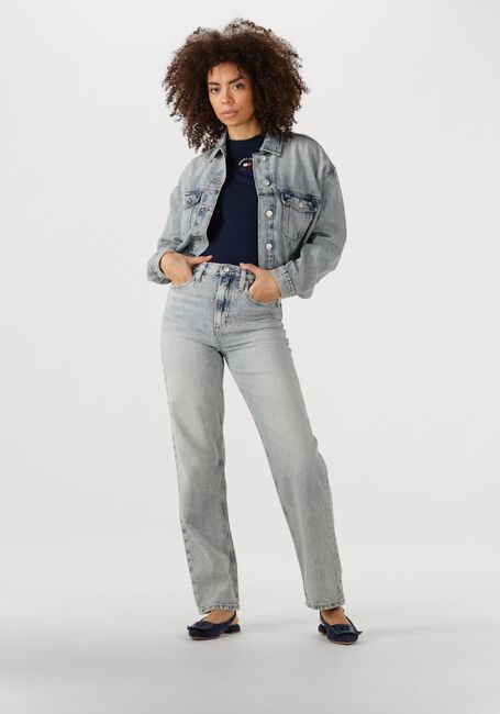 Lichtgrijze TOMMY JEANS Straight leg jeans LAYLA HR SLIM STR BI6012 - large
