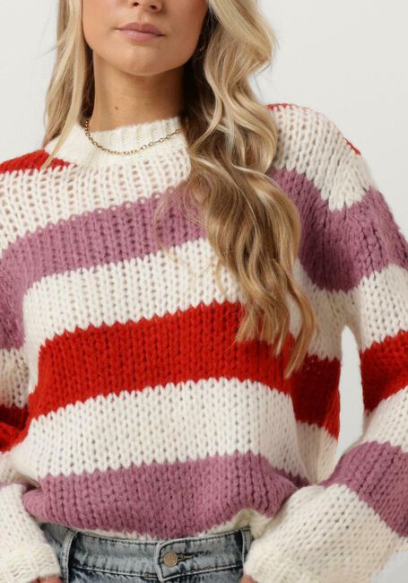 YDENCE Pull KNITTED SWEATER ZAYA en blanc - large