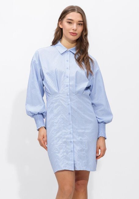 Lichtblauwe BRUUNS BAZAAR Mini jurk BORASSUSBBLINNE DRESS - large