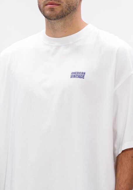 AMERICAN VINTAGE T-shirt GIXY en blanc - large