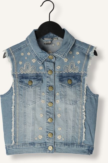 Blauwe INDIAN BLUE JEANS Gilet DENIM GILET EMBROIDERY Blauwe INDIAN BLUE JEANS Gilet DENIM GILET EMBROIDERY - large