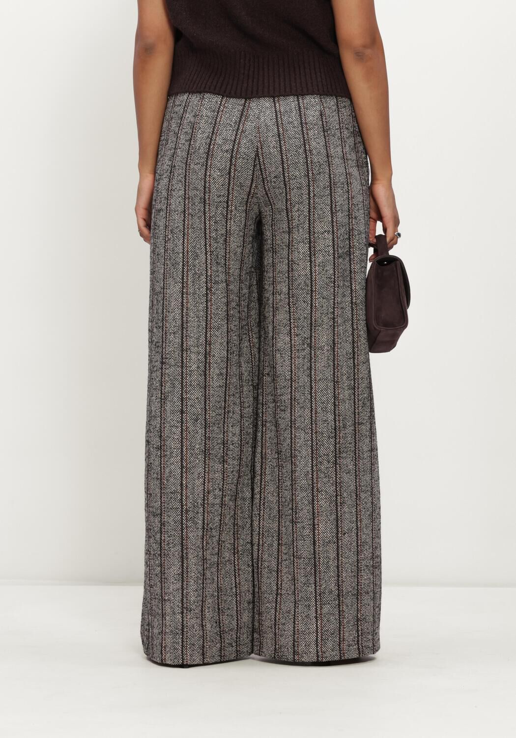 CAROLINE BISS Pantalon large 4577 en gris - large