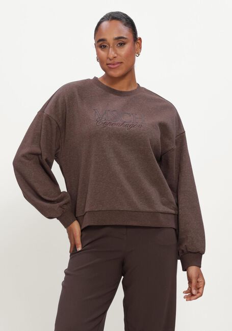 MSCH COPENHAGEN Pull MSCHBRAWLEY BRIENA LOGO SWEATSHIRT en marron - large