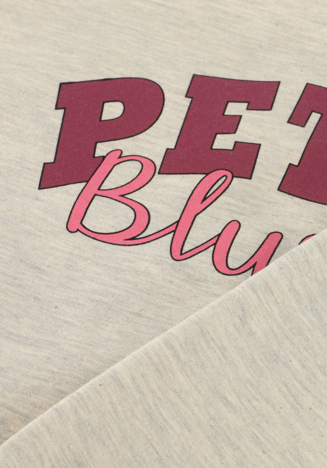 Ecru PETIT BLUSH Trui EASY SWEATER LOGO - large