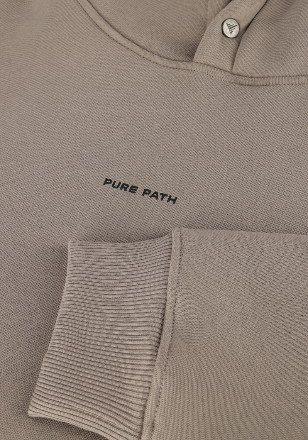 PURE PATH LOOSE FIT SWEATERS HOODIE303 Pulls & Gilets en taupe - large