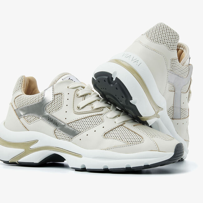 Beige VIA VAI Sneakers VESPER AVA - large