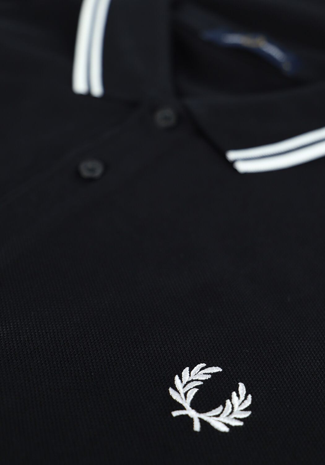 FRED PERRY Polo TWIN TIPPED FRED PERRY SHIRT en noir - large