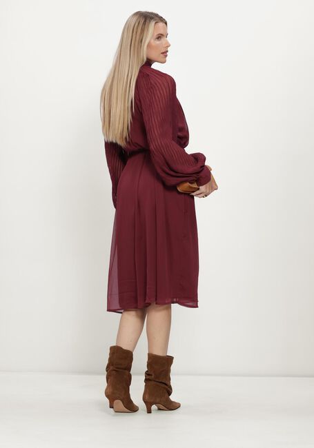 Y.A.S. Robe maxi YASOLERA LS MIDI DRESS S. Bordeaux - large