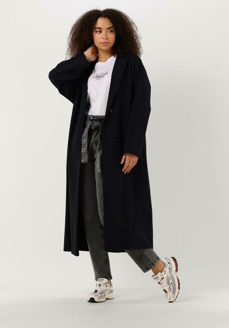 PENN & INK Manteau S23N139 Bleu foncé - large