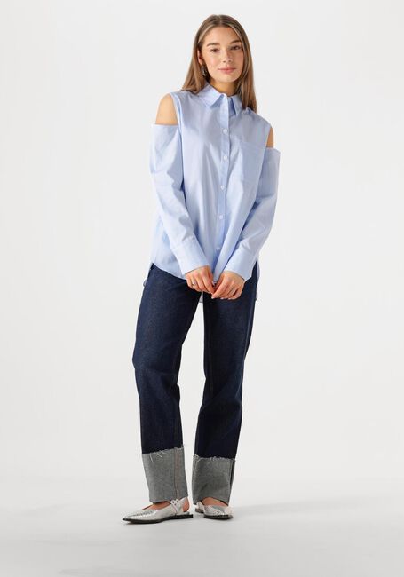 Blauwe CATWALK JUNKIE  OPEN SHOULDER BLOUSE - large
