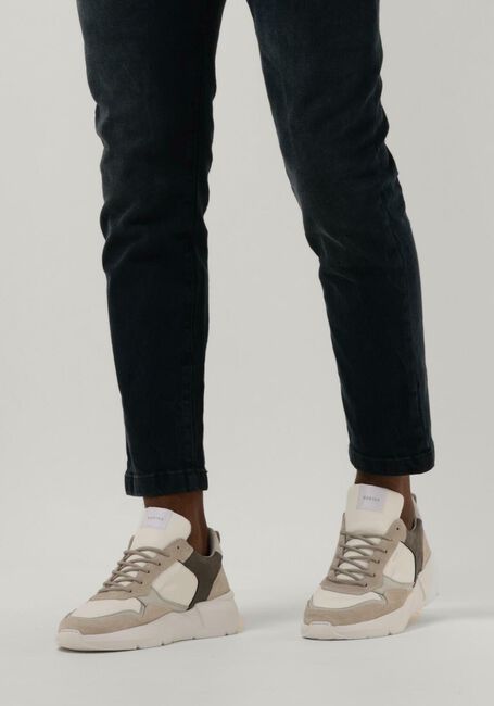 NUBIKK Baskets basses ROQUE ROAD WAVE en blanc - large