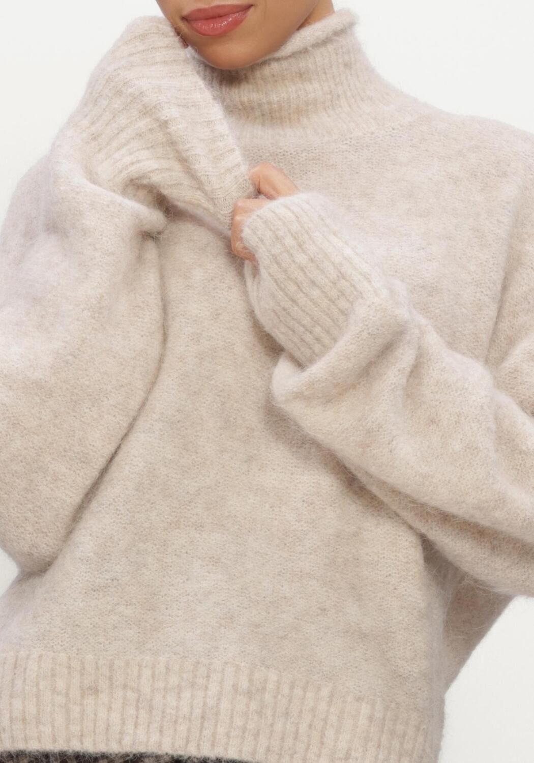 Beige BEAUMONT Trui ANGELA PULLOVER - large