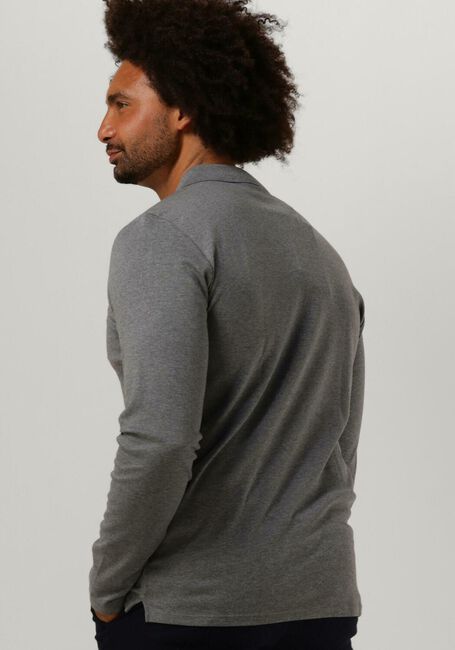 Grijze SELECTED HOMME Polo SLHSLIM-TOULOUSE LS POLO B NOOS - large