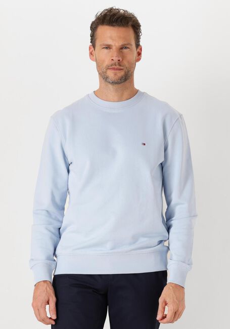 TOMMY HILFIGER Pull ESSENTIAL TERRY CREWNECK Bleu clair - large