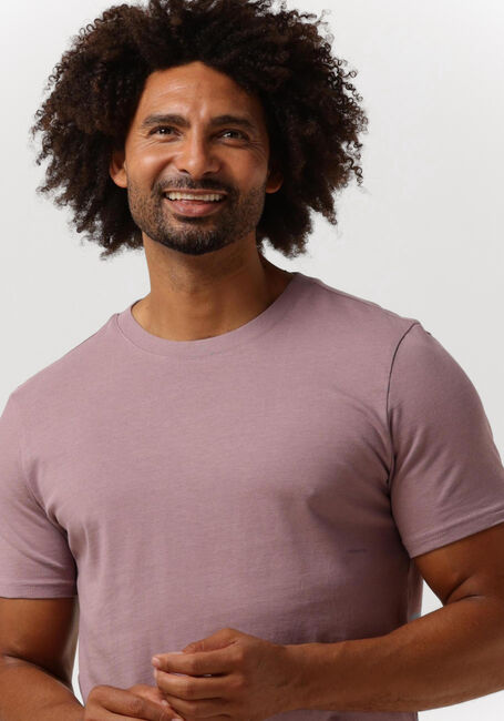 PUREWHITE T-shirt ORGANIC FABRIC T-SHIRT WITH TRAINGLE SELF FABRIC PATCH ON BACK Lilas - large