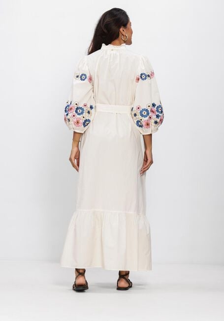 Ecru ANTIK BATIK Maxi jurk AMANTINA LONG DRESS - large