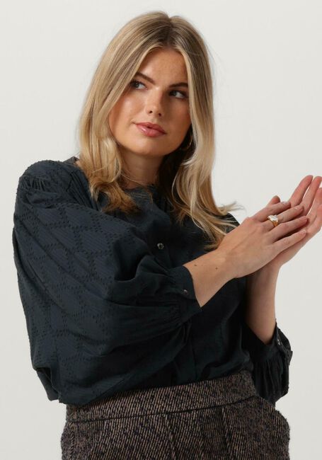 BY-BAR LUCY STRUCTURE BLOUSE Blouses Bleu foncé - large