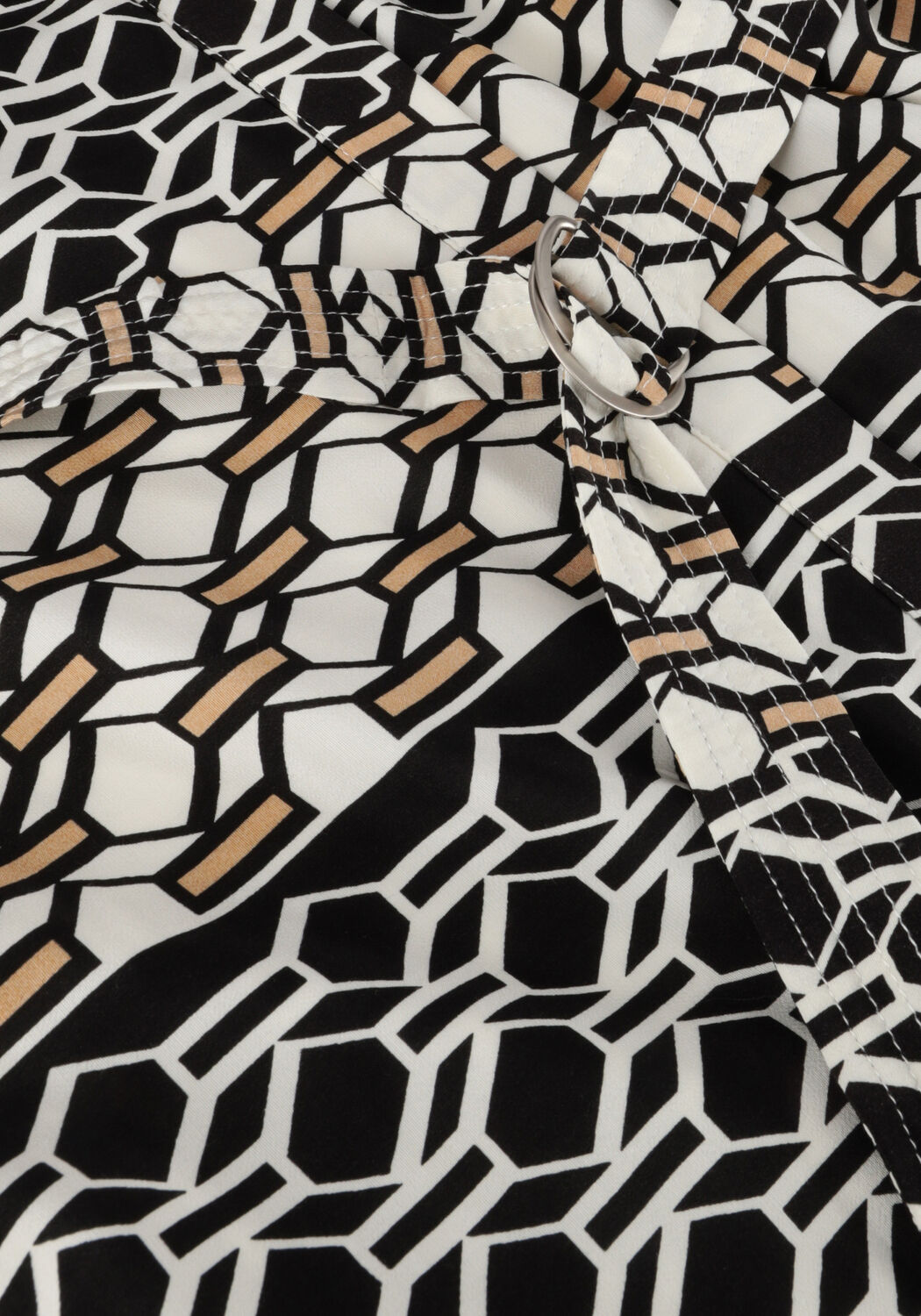 NUKUS Robe midi AMELIA DRESS GRAPHIC en noir - large