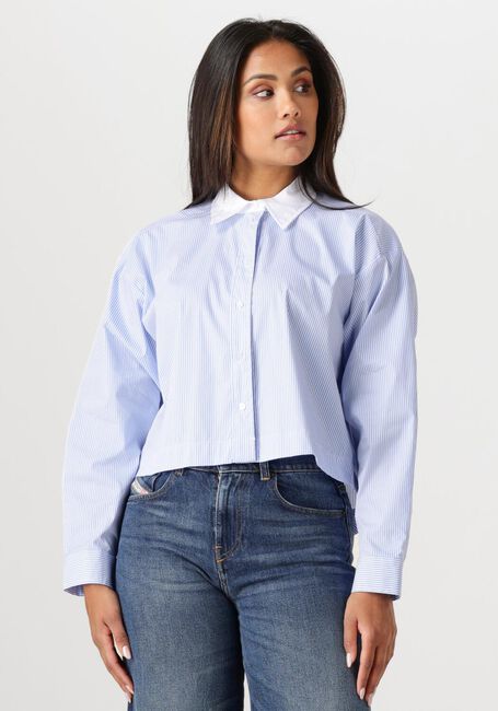 CO'COUTURE GIA CROP SHIRT Blouses en bleu - large