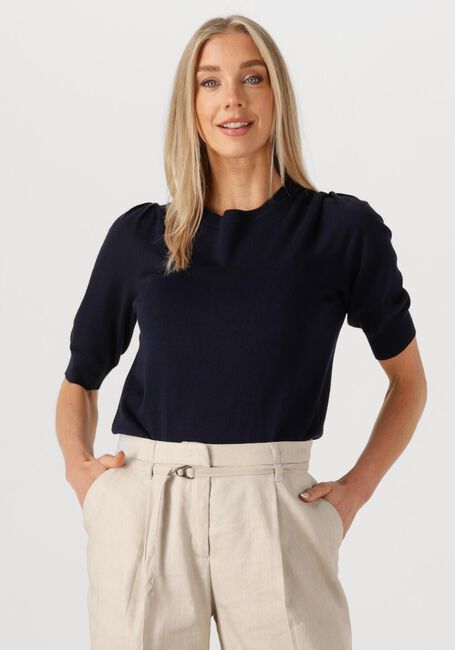 Zwarte SUMMUM Trui SHORT SLEEVE SWEATER - large