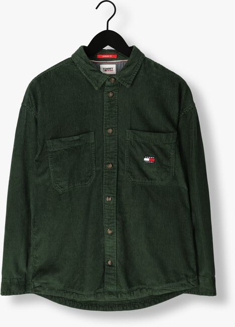 Groene TOMMY JEANS Overshirt CASUAL CORDUROY OVERSHIRT - large