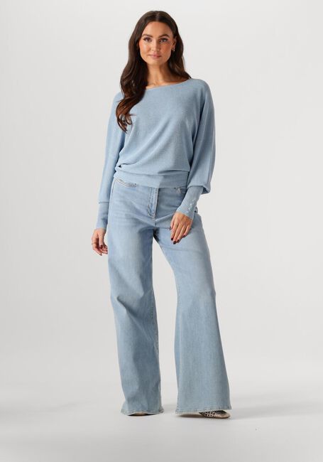 NUKUS Haut BATWING PULLOVER LUREX en bleu - large